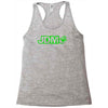 black funny glow in dark glowing Racerback Tank