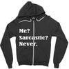 sarcastic Zipper Hoodie