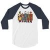 king of the hell 3/4 Sleeve Shirt