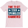 star spangled hammered T-Shirt