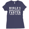 world's greatest farter funny Ladies Fitted T-Shirt