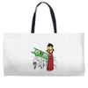 save the princess Weekender Totes