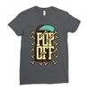 pop off Ladies Fitted T-Shirt