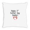 happy 1st father day Throw Pillow