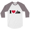 i love jet ski racing 3/4 Sleeve Shirt