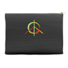 peace simbol Accessory Pouches