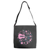 pop heart Adjustable Strap Totes