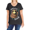 slow sloth Ladies Curvy T-Shirt