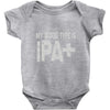original blood type ipa positive craft beer Baby Onesie