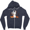 pumpkin slaughter Zipper Hoodie
