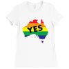Vote Yes Australia Ladies Fitted T-Shirt