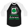 drunk lives matter 3/4 Sleeve Shirt