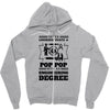 Never Underestimate A Pop Pop With An Engineer Degree Zipper Hoodie