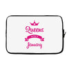 queens are born in january Laptop sleeve