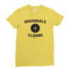 greendale alumni Ladies Fitted T-Shirt