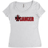 Fuck Cancer Deadpool Women's Triblend Scoop T-shirt
