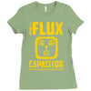 back to the future inspired flux capacitor delorean movie Ladies Fitted T-Shirt