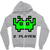 arcade player 2 Zipper Hoodie