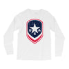 land of the free shield Long Sleeve Shirts