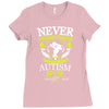 THE POWER OF AN AUTISM MOM Ladies Fitted T-Shirt