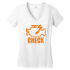 check engine Women's V-Neck T-Shirt
