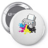 puker printer Pin-back button