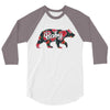 Floral Baby Bear 3/4 Sleeve Shirt