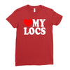 love my locs Ladies Fitted T-Shirt