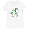 irish unicorn Ladies Fitted T-Shirt