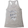 legends are born in may funny Racerback Tank