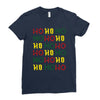 ho ho ho Ladies Fitted T-Shirt