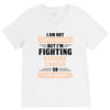 I am Not Super Woman But I'm Fighting Uterine Cancer So Close Enough V-Neck Tee
