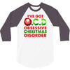 ocd obsessive christmas disorder 3/4 Sleeve Shirt