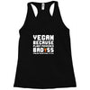 Vegan Because Plant Powered Badass Was Not an Offical Tittle Full Racerback Tank