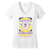 Never Underestimate the Strength of a Bladder Cancer Warrior Being Women's V-Neck T-Shirt