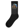 polygon bear graphic Socks