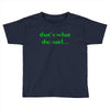 that&rsquo;s what she said t shirt the funny office tee Toddler T-shirt