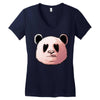 panda in love Women's V-Neck T-Shirt
