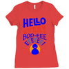 grover hello Ladies Fitted T-Shirt