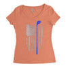 golfing Women's Triblend Scoop T-shirt