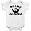 mens beard Baby Onesie