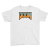 Wtf Doom Black Stroke Youth Tee