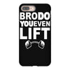 bro do you even lift baseball raglan iPhone 8 Plus