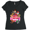 paw patrol birthday girl grandma Women's Triblend Scoop T-shirt