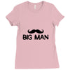 big man little man Ladies Fitted T-Shirt