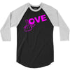 fuck love party 3/4 Sleeve Shirt