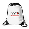 you stole my heart (2) Drawstring Bags