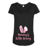 Mommy's Little Bunny Easter Themed Maternity Scoop Neck T-shirt