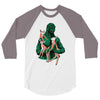 fawns meet kaiju 3/4 Sleeve Shirt