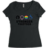 Stronger Together Women's Triblend Scoop T-shirt